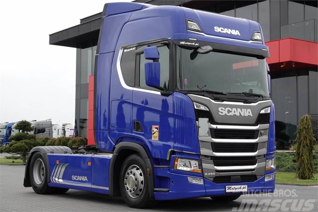 Scania R 450 / RETARDER / NOWY MODEL / OPONY 100 % Tahače