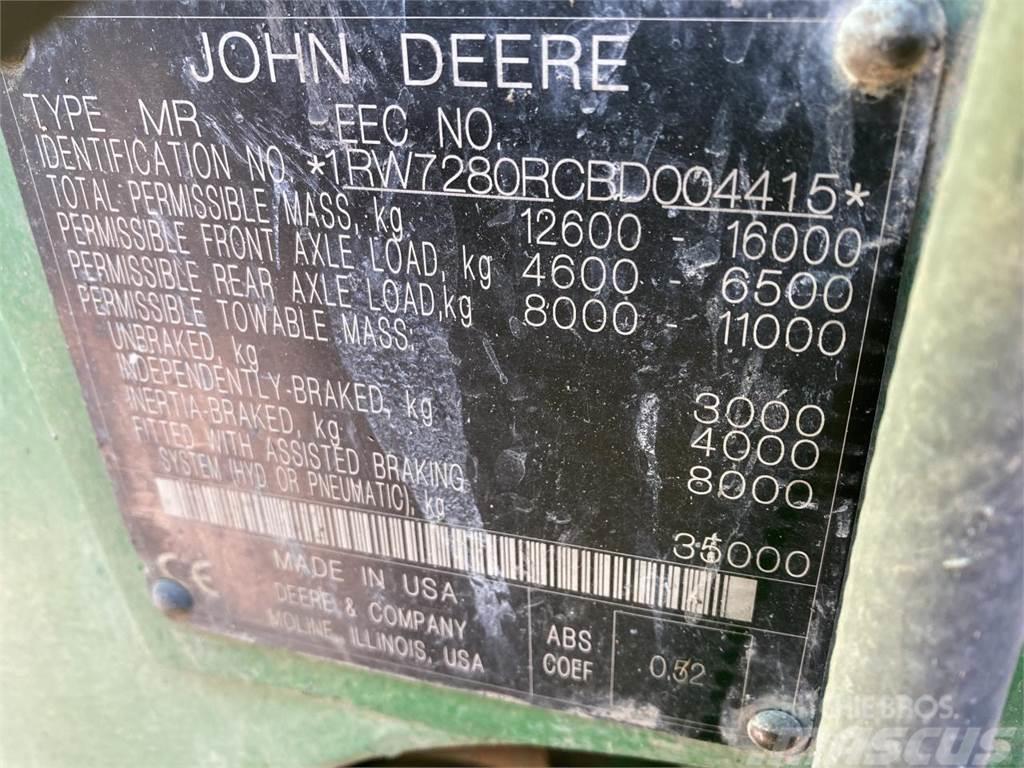 John Deere 7280R Traktory