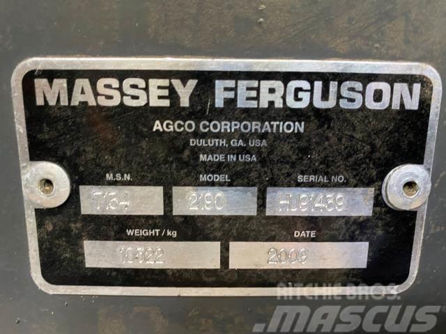 Massey Ferguson 2190 Lis na hranaté balíky