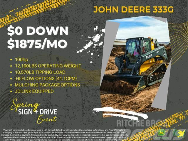 John Deere 333G Mininakladače