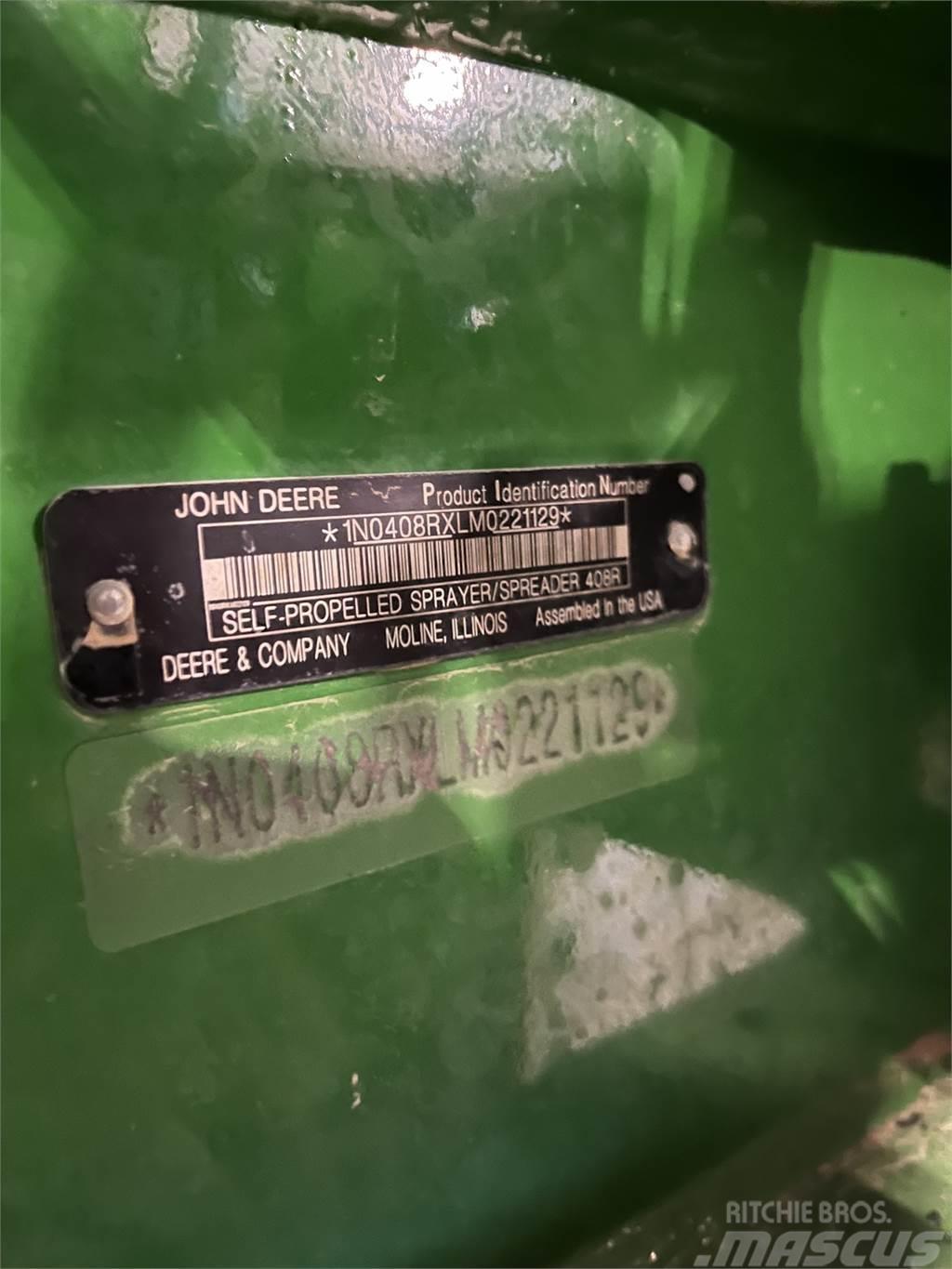 John Deere 408R Tažené postřikovače