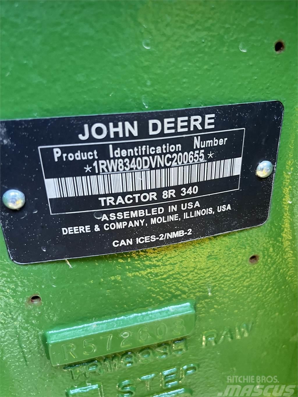 John Deere 8R 340 Traktory