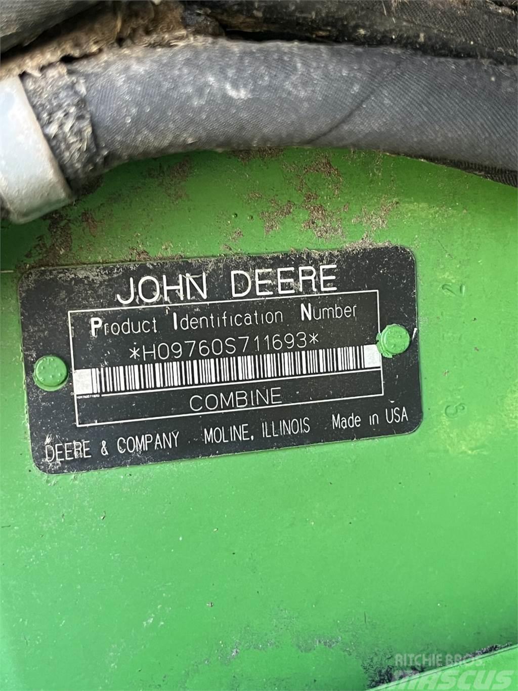 John Deere 9760 STS Sklízecí mlátičky