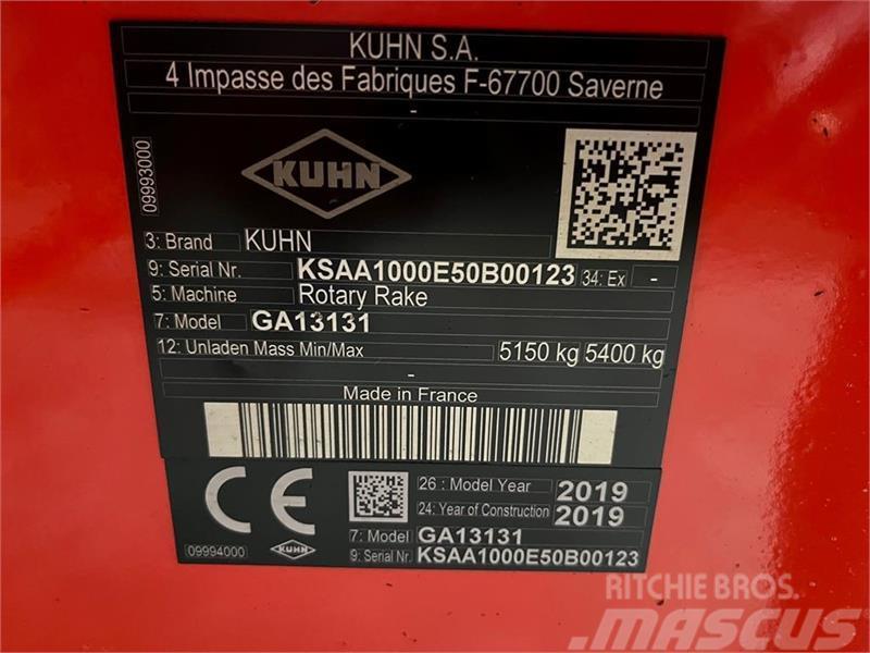 Kuhn GA 13131 Joystick + CCI  ISOBUS skærm Obraceče a shrabovače sena