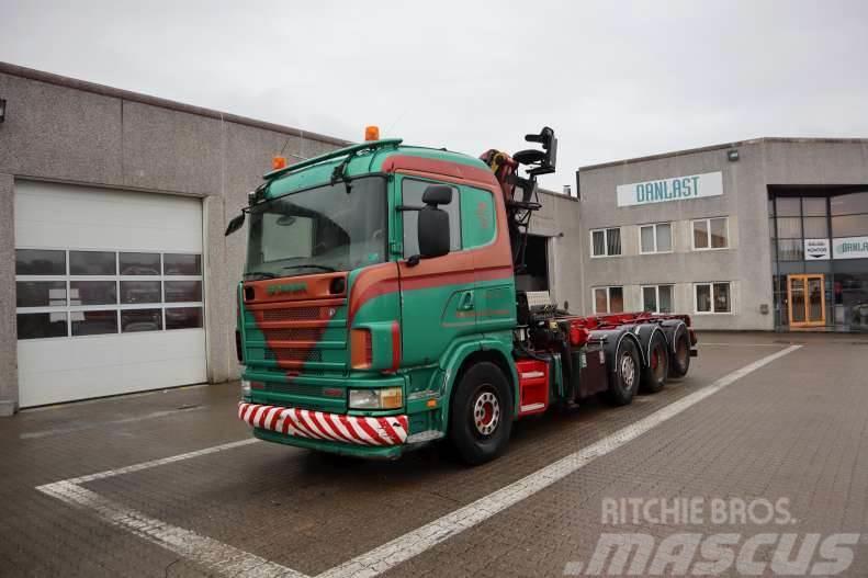 Scania R 164G Lanový nosič kontejnerů