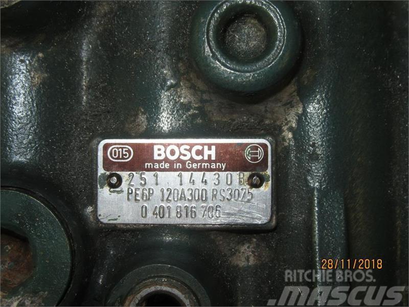  - - -  Mann Bosch brændstofpumpe Příslušenství a náhradní díly ke kombajnům