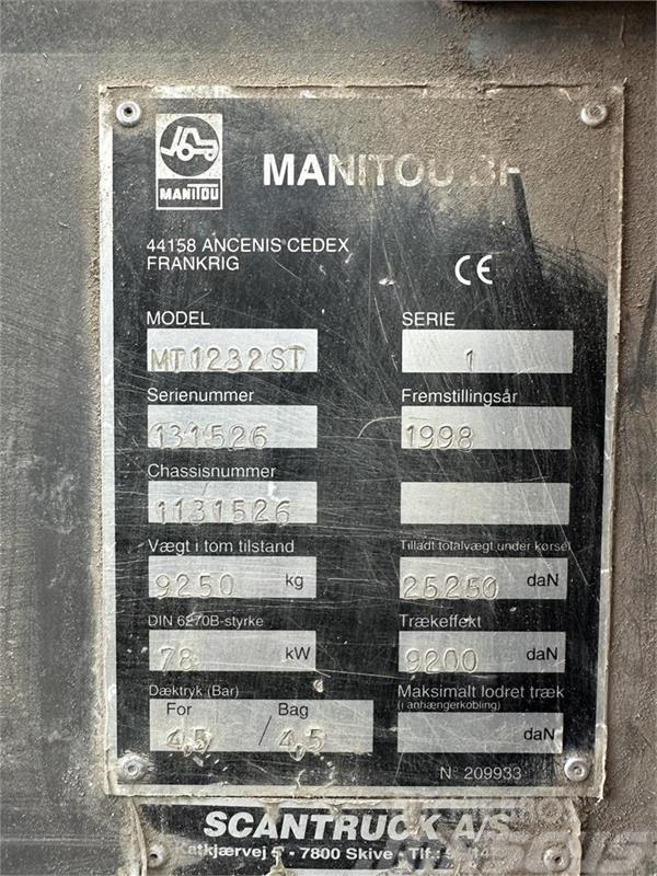 Manitou MT 1232 ST Teleskopické manipulátory