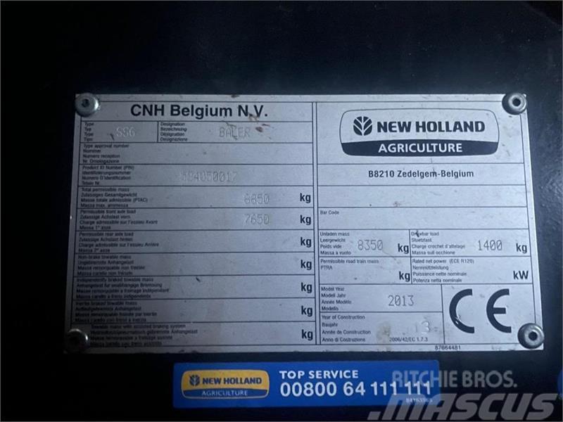 New Holland BB 1290 RC Lis na hranaté balíky