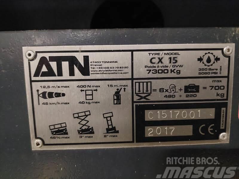 ATN CX15 Scissor lifts