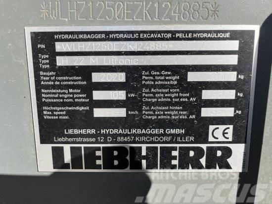 LIEBHERR LH 22 M LITRONIC, UMSCHLAGBAGGER, LIKUFIX Kolová rýpadla