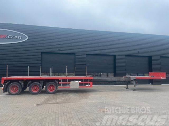 HRD Plateu / ausziehbar Low loader-semi-trailers