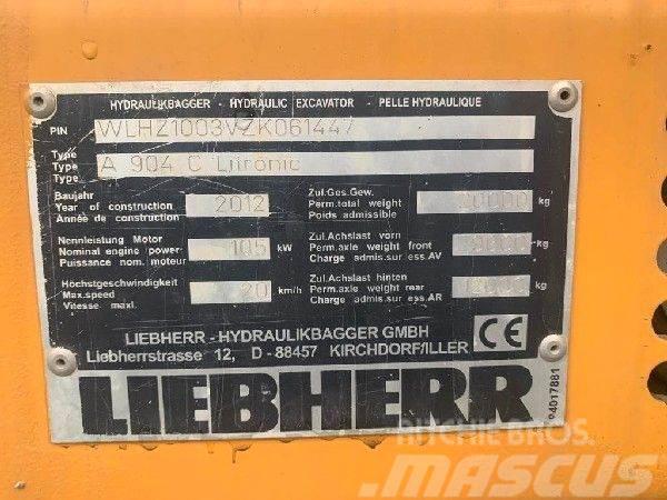 Liebherr A904C Kolová rýpadla