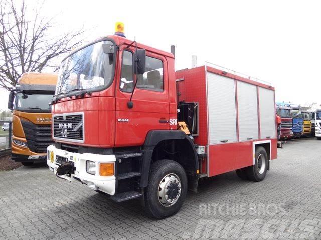 MAN F90 16.242 4X4 / Feuerwehr Autojeřáby, hydraulické ruky