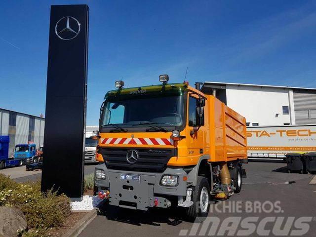 Mercedes-Benz Actros 2032 A 4x4 Bucher STKF 9500 Airport Zametací vozy