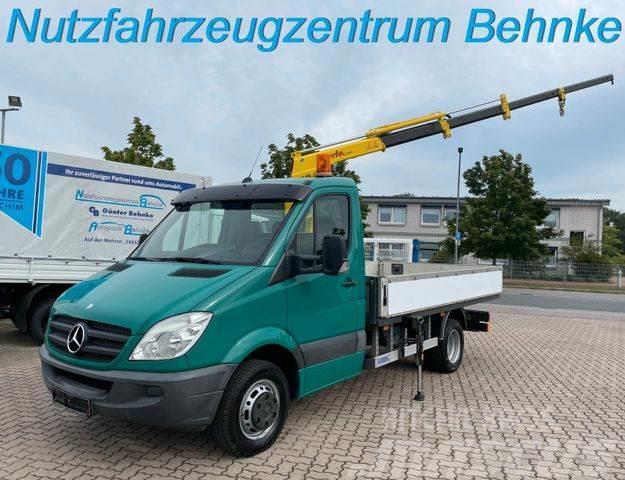 Mercedes-Benz Sprinter 519 CDI Pritsche / Hyva Kran 4,2m=600kg Autojeřáby, hydraulické ruky
