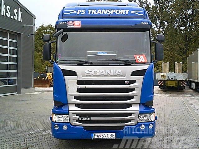 Scania R450 HIGHLINE Schubbodenhydraulik Tahače