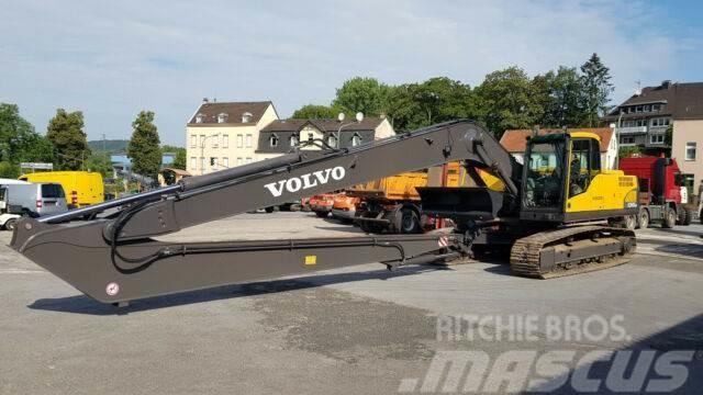 Volvo Ec 250 DNL mit Neu Long REach Arm 16 m Pásová rýpadla