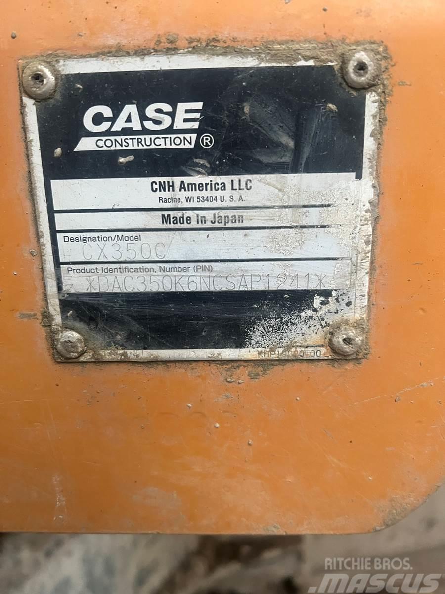 CASE CX350C Pásová rýpadla