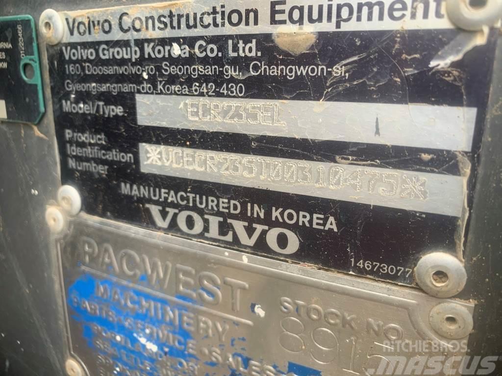 Volvo ECR235EL Pásová rýpadla