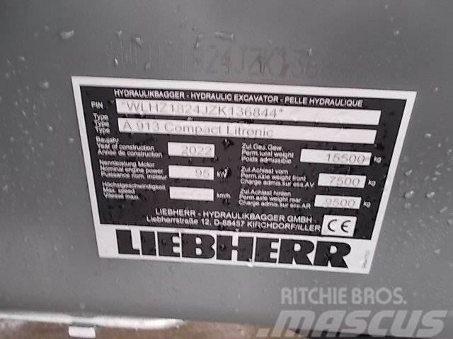 Liebherr A 913 Compact G6.0-D Litronic Kolová rýpadla