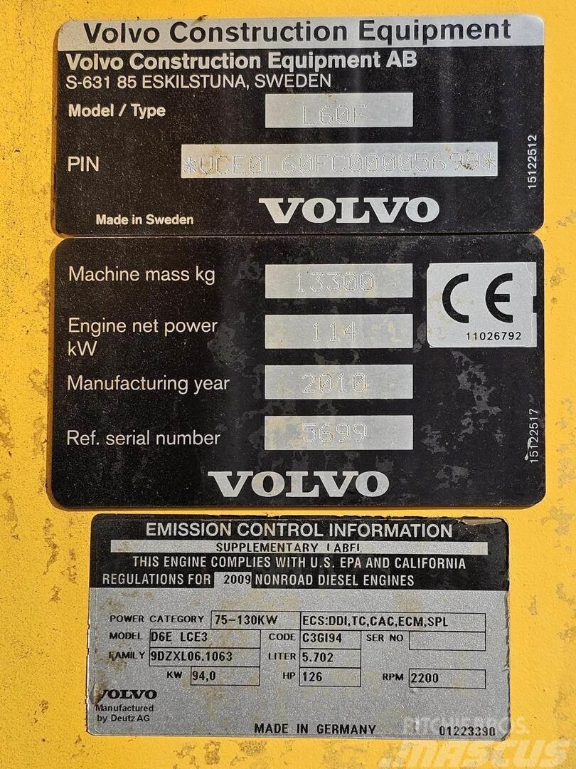 Volvo L60F Kolové nakladače