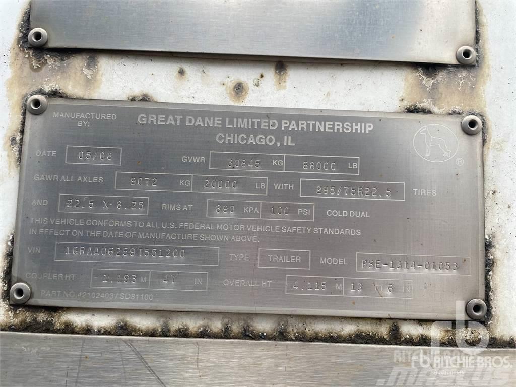 Great Dane 53 ft x 102 in T/A Skříňové návěsy