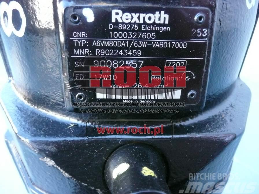 Rexroth A6VM80DA1/63W-VAB01700B 1000327605 Motory