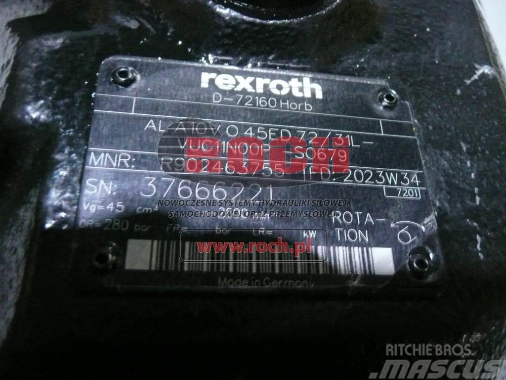 Rexroth AL A10VO45 LIEBHERR 10331353 Hydraulics