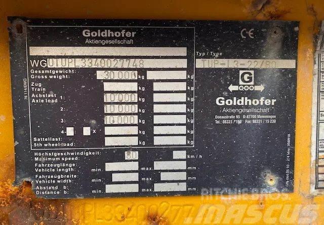 Goldhofer TUP-L3-22/80 Podvalníky