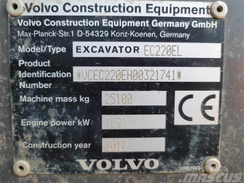Volvo EC220EL Pásová rýpadla