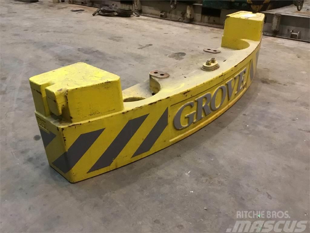 Grove GMK 2035 counterweight 3.0 ton Součásti a zařízení k jeřábům