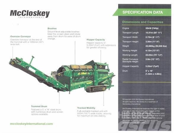 McCloskey 516R-T Třídiče