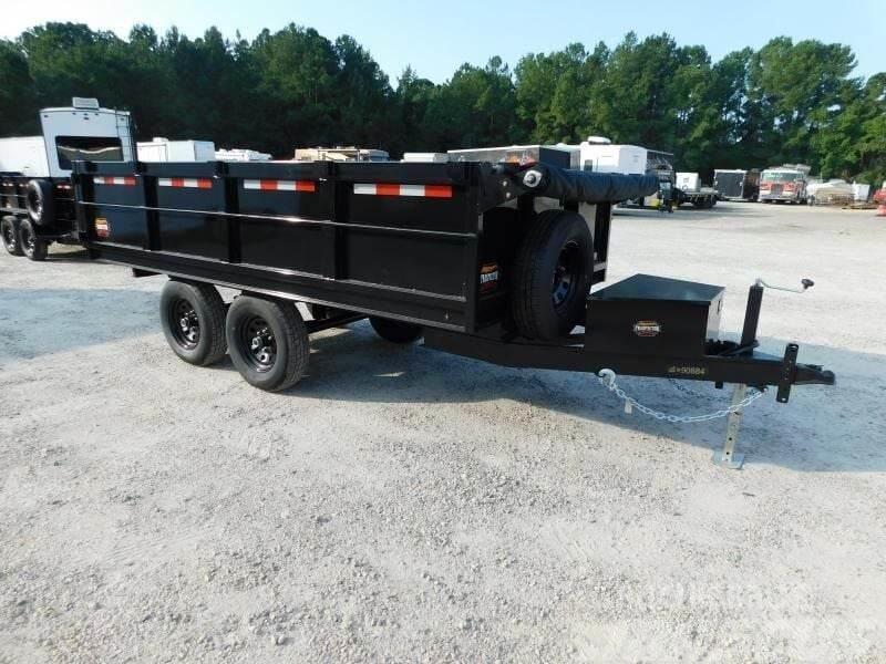  Covered Wagon Trailers 6x12 Deckover Dump Sklápěcí přívěsy