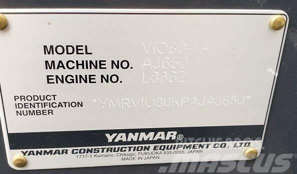Yanmar VIO80-1A Pásová rýpadla