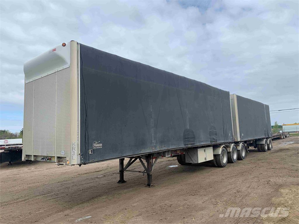 Reitnouer 32' Curtain Side Tridem Flat Deck/Highboy Lead/Pup Zaplachtované vozy
