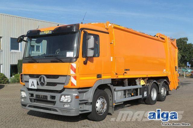 Mercedes-Benz 2532 L Actros 6x2,Schörling, Terberg, Lenk-Lift Popelářské vozy