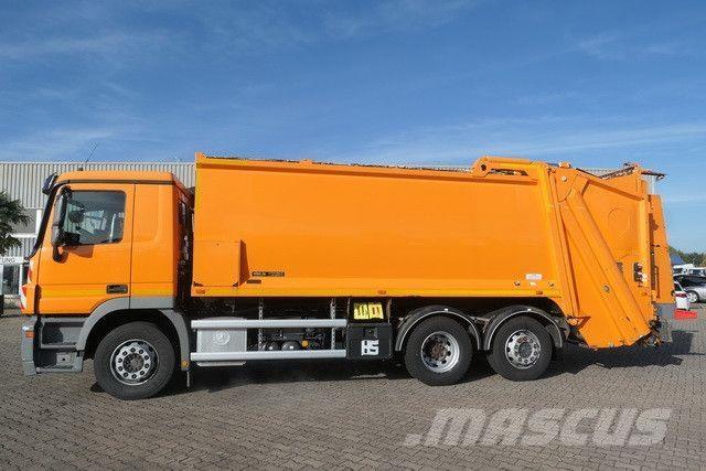 Mercedes-Benz 2532 L Actros 6x2,Schörling, Terberg, Lenk-Lift Popelářské vozy