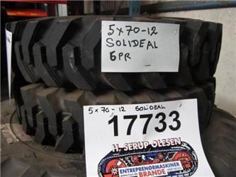  5X70-12 Solideal dæk - 2 stk.