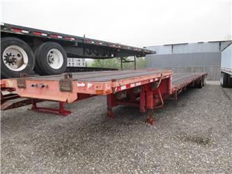  Wade 53'X102 THREE AXLE DROP DECK WITH TAIL ROLLER