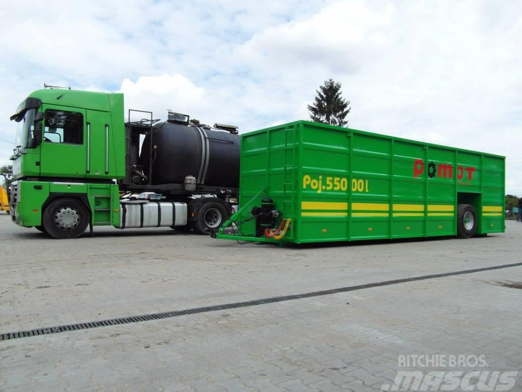 Pomot Slurry tank container  55000 L/Réservoir de lisier Kalové cisterny