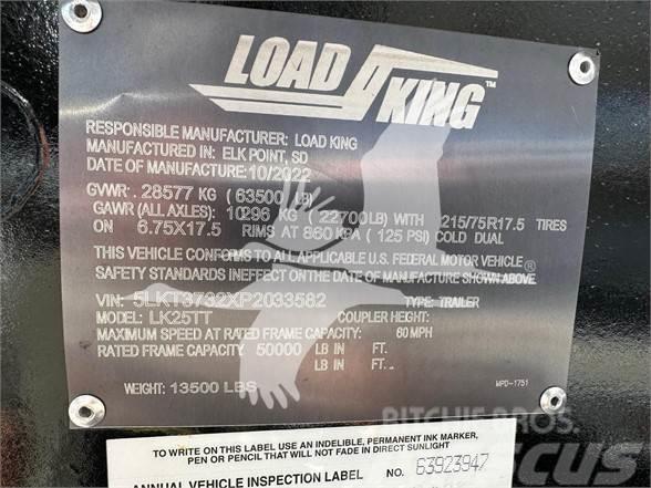 Load King LK25TT TILT DECK TRAILER, 50K CAPACITY, SPRING RID Podvalníkové návěsy