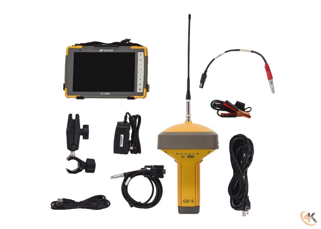 Topcon Single GR-5 UHFII Base/Rover Kit, FC-5000 Pocket3D Ostatní komponenty