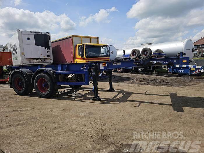  MKF Metallbau 20 FT Container chassis | steel susp Kontejnerové návěsy
