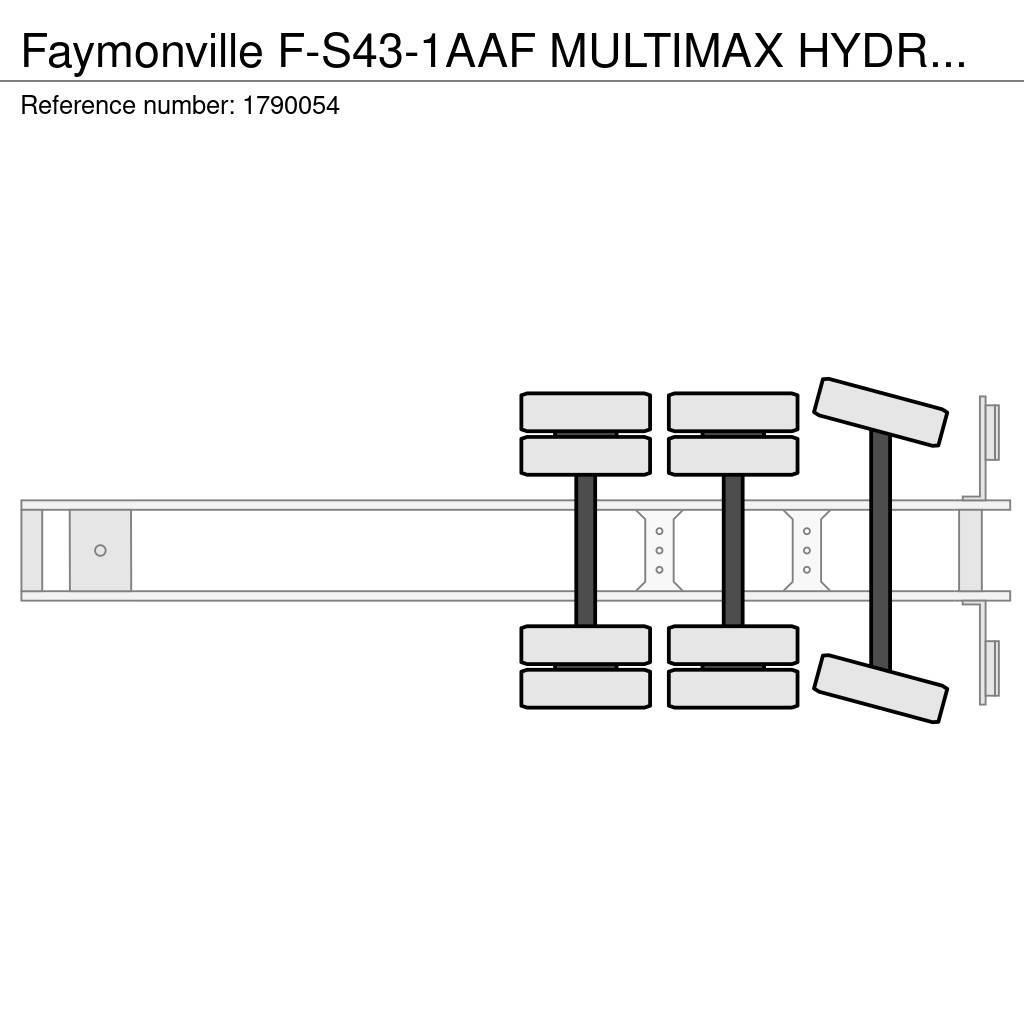 Faymonville F-S43-1AAF MULTIMAX HYDRAULIC ADJUSTABLE BED SEMI Podvalníkové návěsy