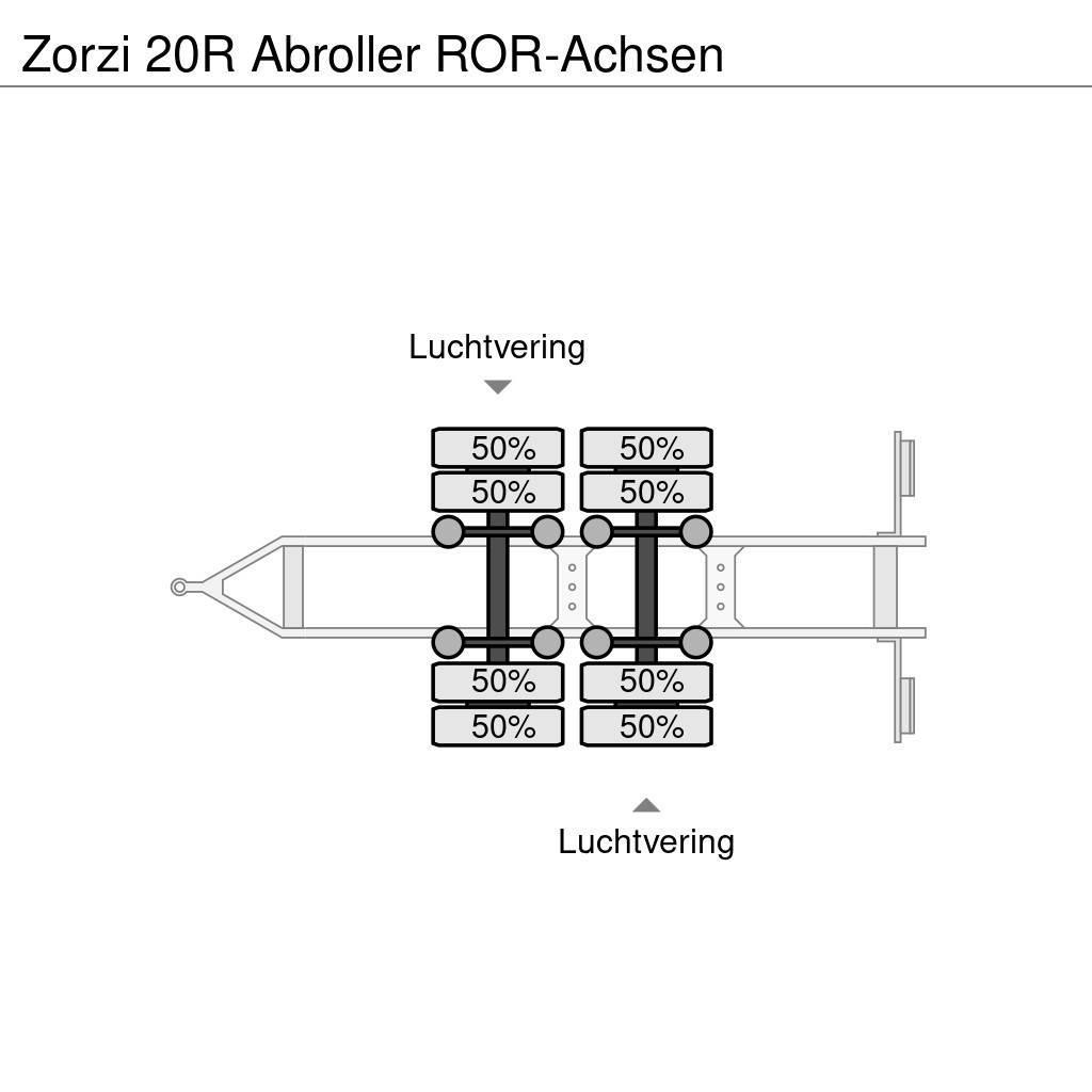 Zorzi 20R Abroller ROR-Achsen Skeletové přívěsy