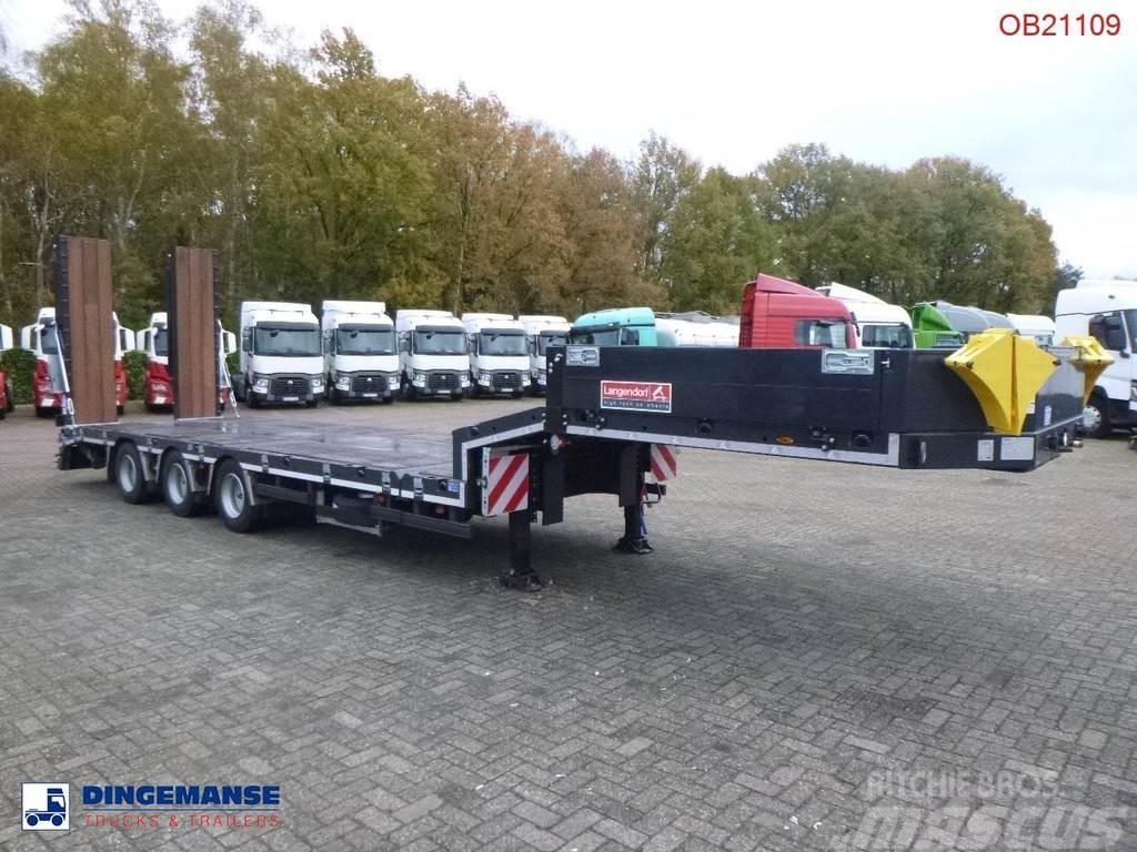 Langendorf 3-axle semi-lowbed trailer 48T ext. 13.5 m + ramps Podvalníkové návěsy