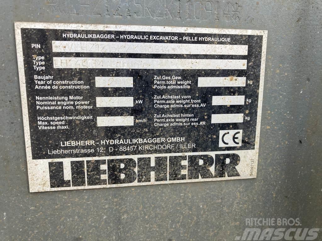 Liebherr LH 40 M Industry Litronic Stroje pro manipulaci s odpadem