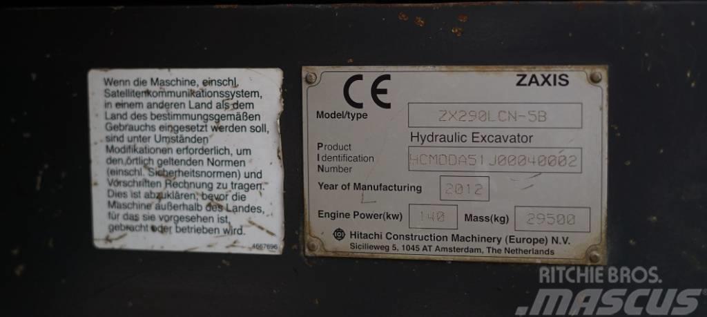 Hitachi ZX 290 LC N-5 Pásová rýpadla