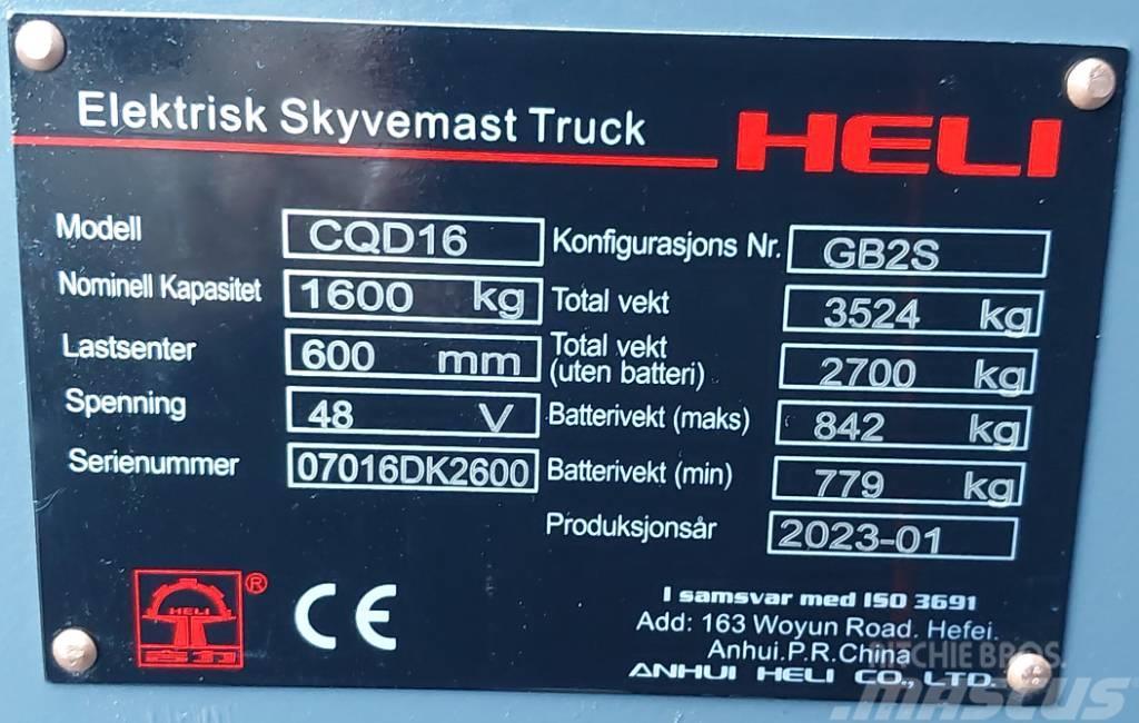 Heli 1,6 tonns skyvemast - 5,4 m LH (PÅ LAGER) Retraky