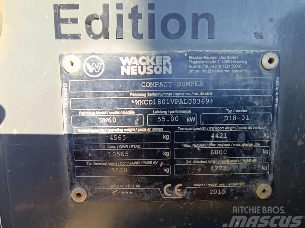 Wacker Neuson DW 60 Vyklápěcí dempry